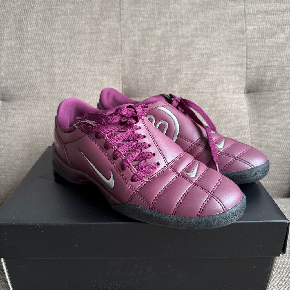 Nike Total 90 Sneakers Bordeaux/Silver, size 7 EU 38